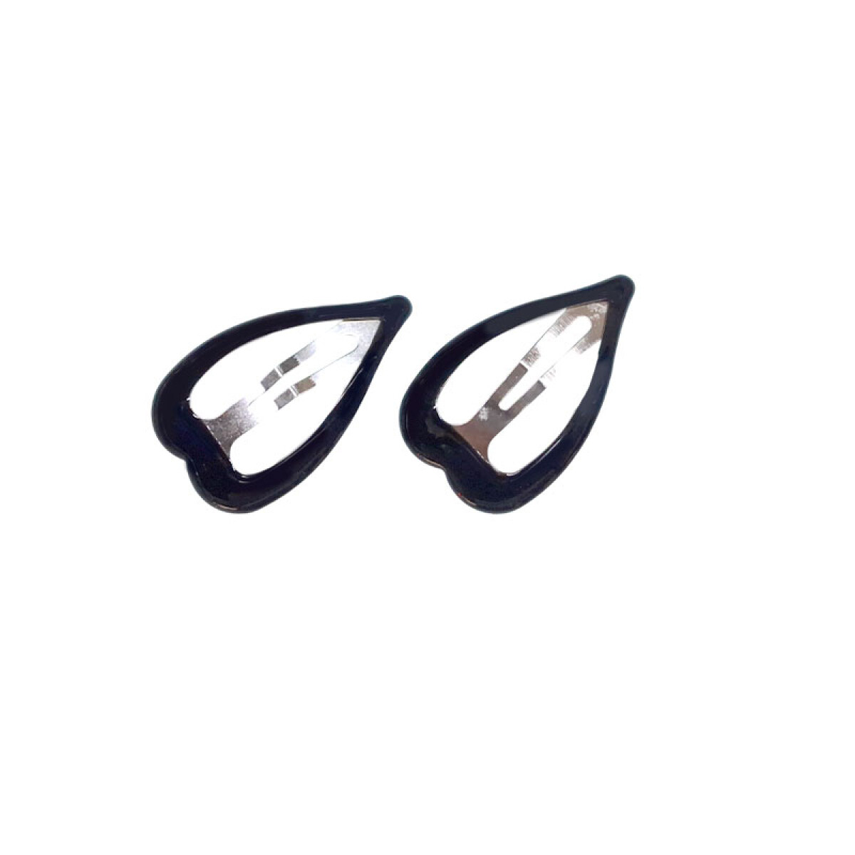 Broche pinza para el cabello corazón 2pcs - Broche Pinza Para El Cabello Corazón 2pcs 