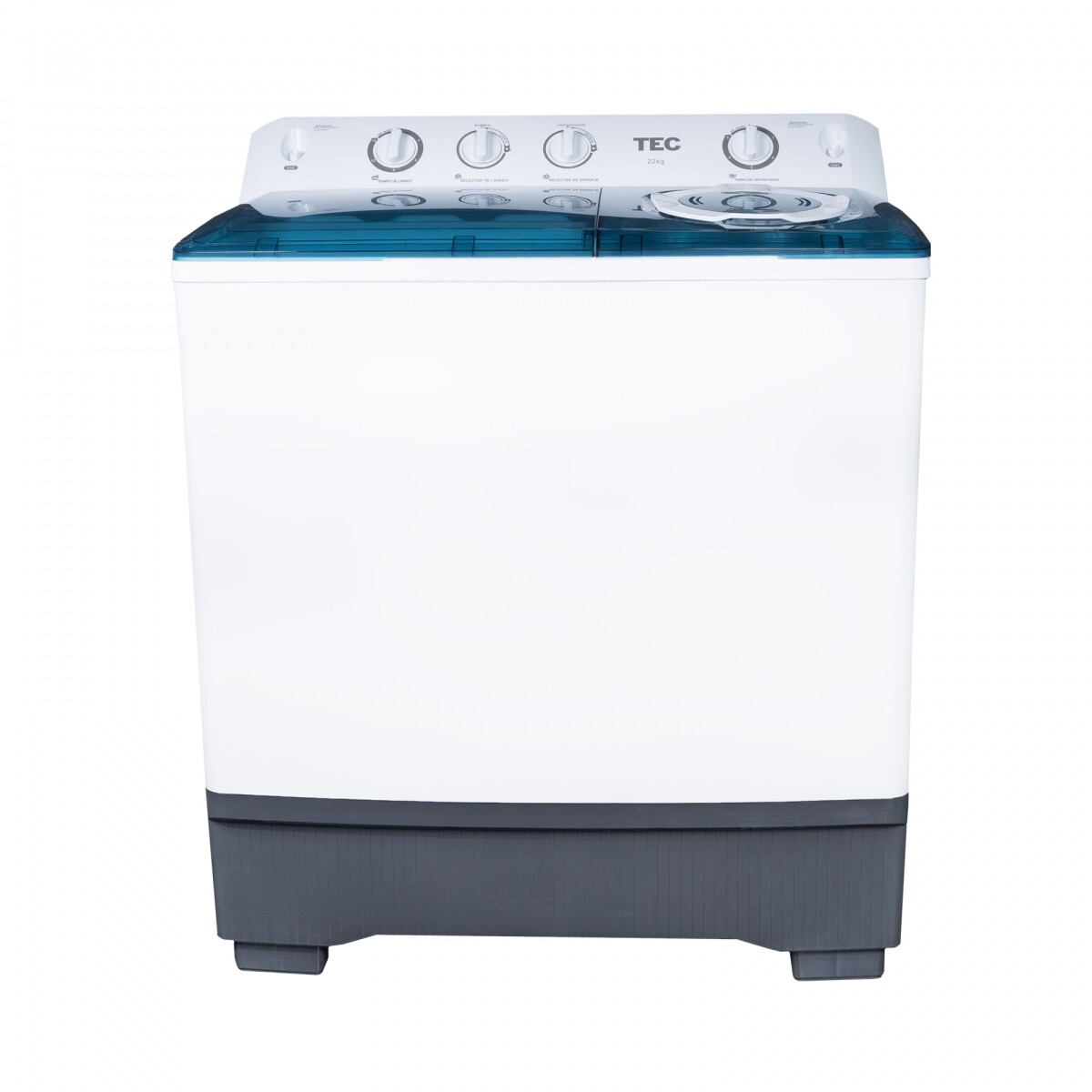 LAVADORA TWIN TUB TEC, 48LBS-22KG 