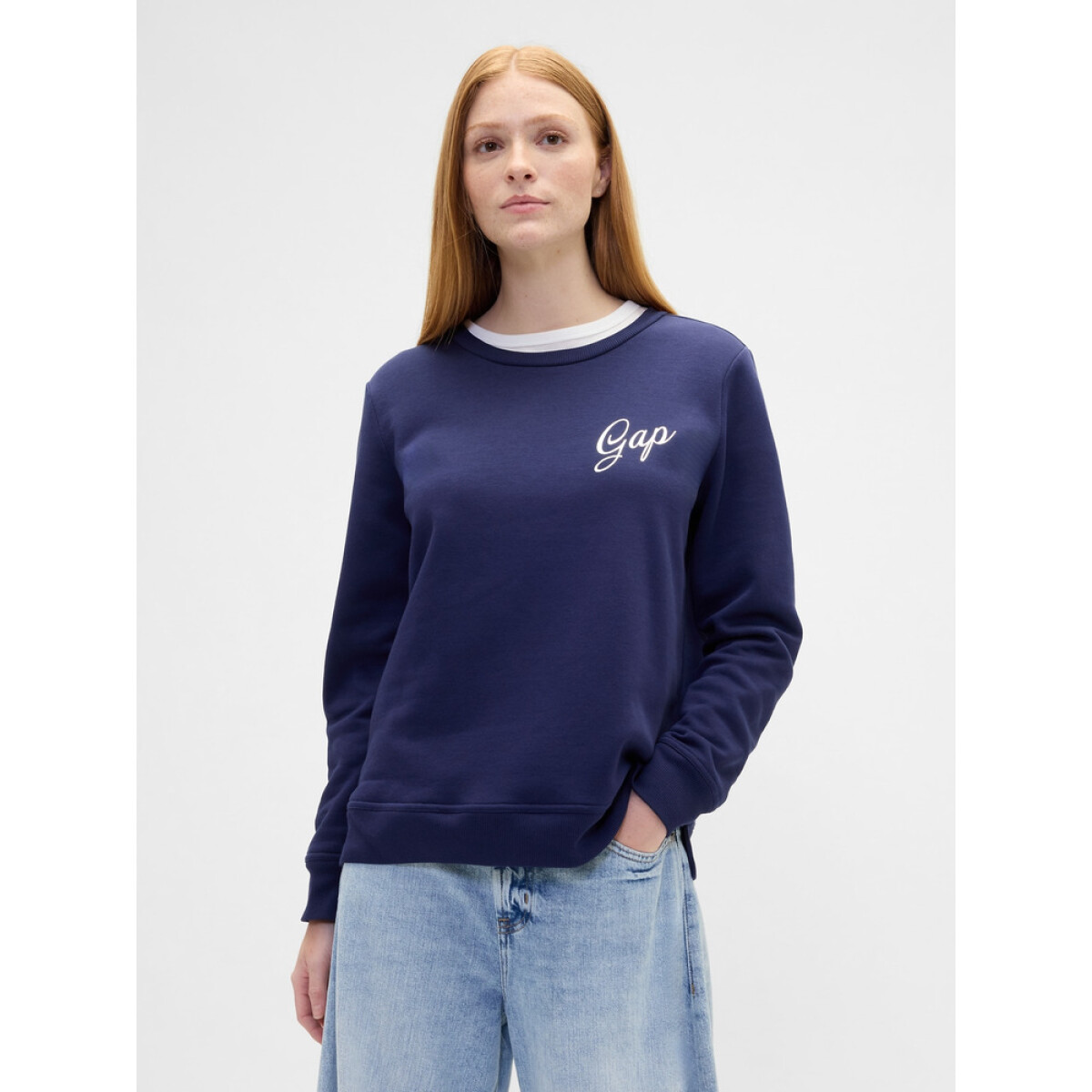 V-LOGO DOORBUSTER CREW - NEW NAVY 