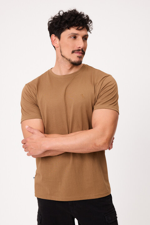 T-SHIRT GOLFO S27 POLANCO Tostado