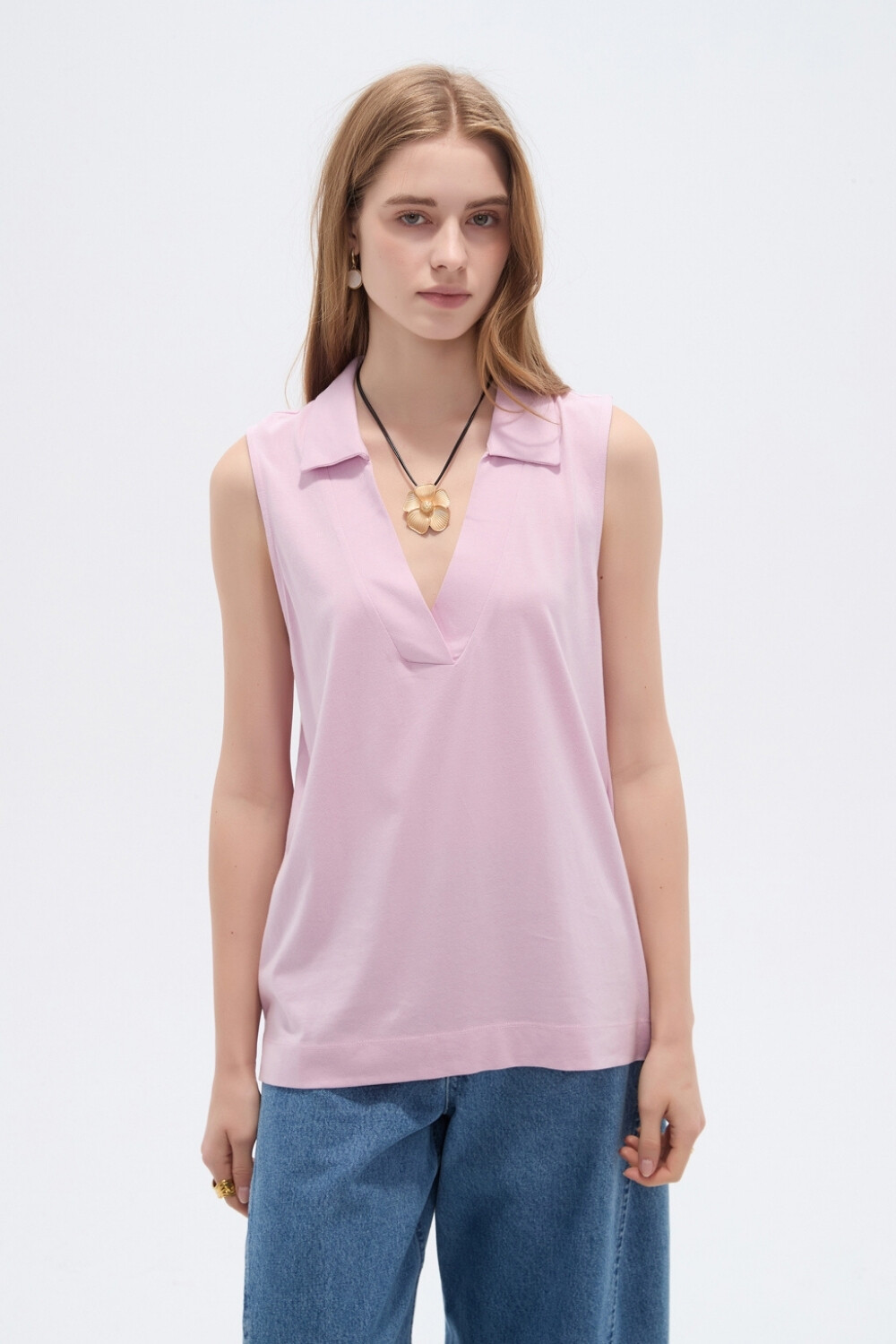 Musculosa Bek Rosa Viejo