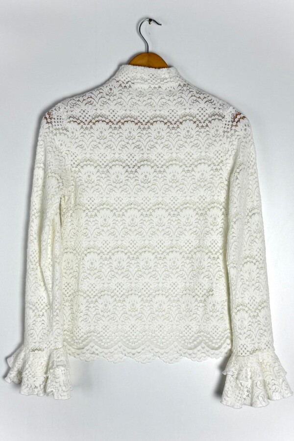 BLUSA CALADA NODE BLANCO