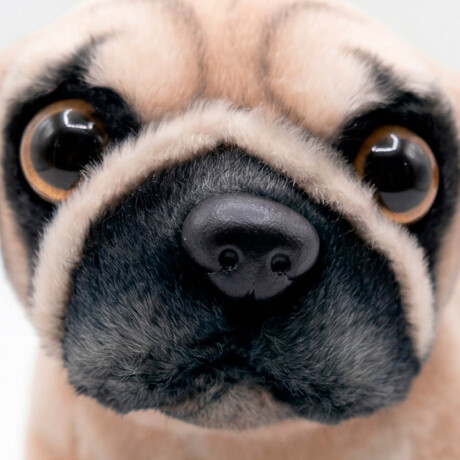 Peluche Animal Perro 25cm Realista Infantil Apego Pug
