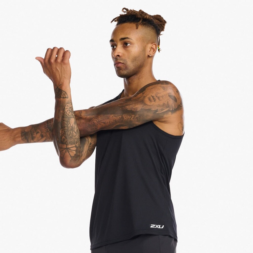 Aero Tank - Hombre Black/silver Reflective