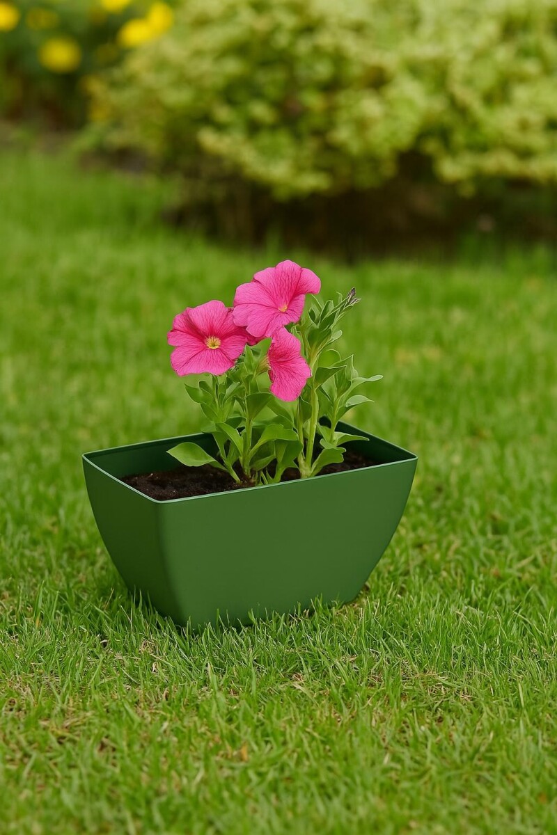 MACETA JARDINERA RECTANGULAR FLORATTA NR 30 5,3LTS VERDE - Verde 