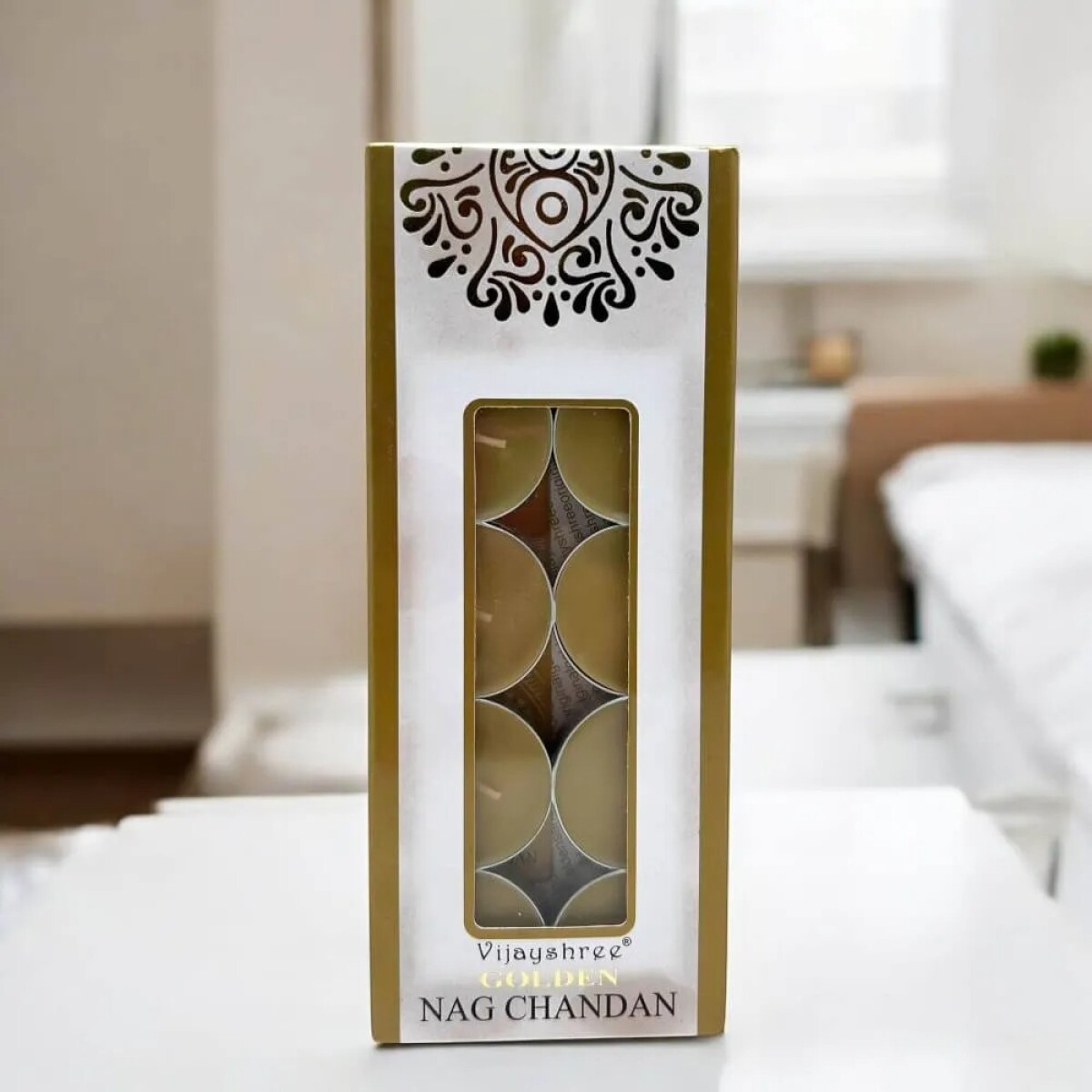 Vela x10 Aromática Golden - Nag Chandal 