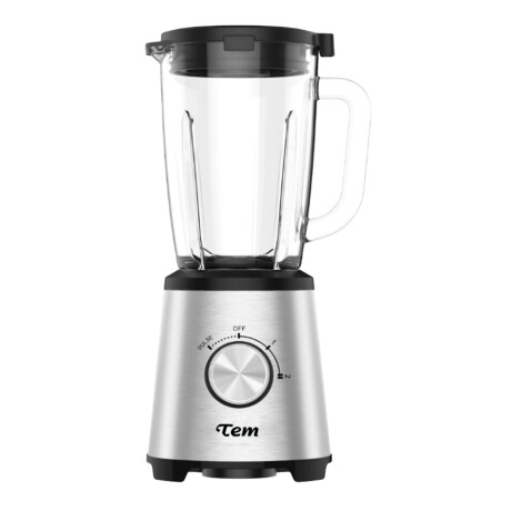 LICUADORA TEM ACERO Y NEGRO VASO DE VIDRIO T1WLI1300 NEGRO