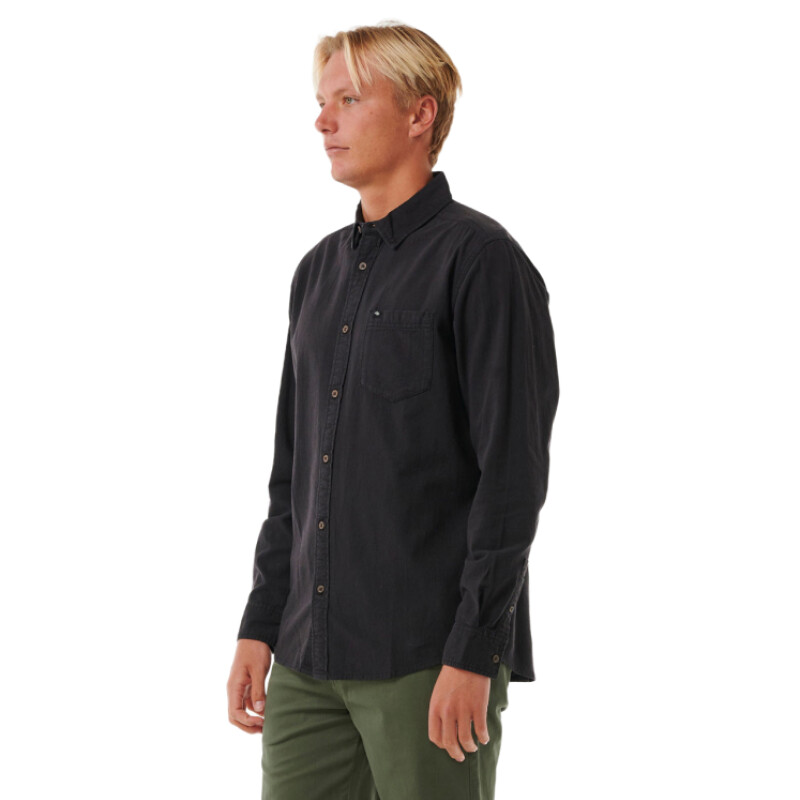 Camisa Rip Curl Classic Surf Washed - Negro Camisa Rip Curl Classic Surf Washed - Negro