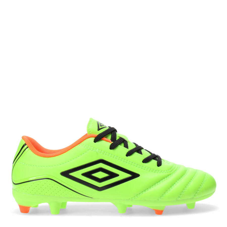 Championes de Fútbol 11 Infantiles Umbro Classico III HG Verde - Negro - Anaranjado