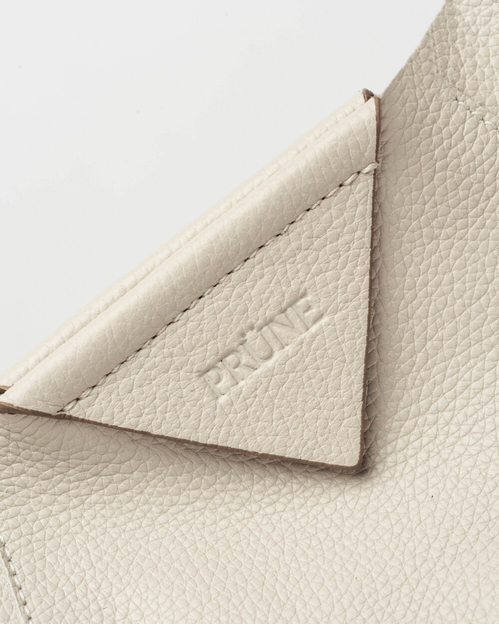 Cartera al hombro The Shopping En Cuero Graneado Natural