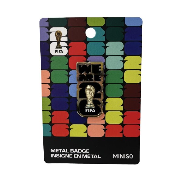 Insignia metal FIFA2026 logo