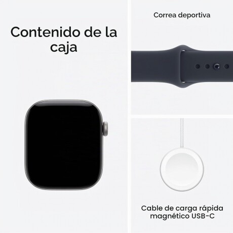 APPLE WATCH SERIES 12 (GPS) 42MM Reloj APPLE Watch Series 12 MJE74LS/A 42MM GPS Sumergible 5ATM - Navy Blue