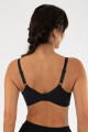 Soutien microfibra & puntilla Negro