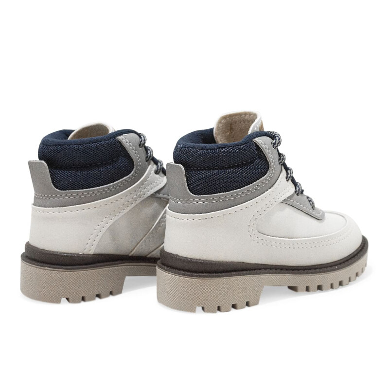 Borceguíes Borcego Molekinho de Niños - 2144.233-29282 Blanco-mix