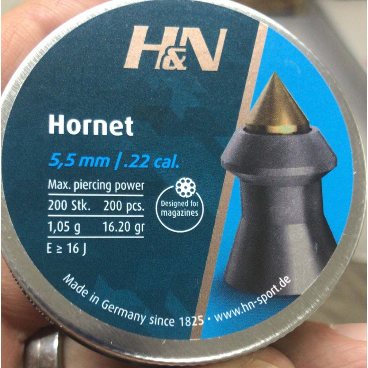 Balin Hyn Hornet Cal 5.5mm X 200 16.20grs 