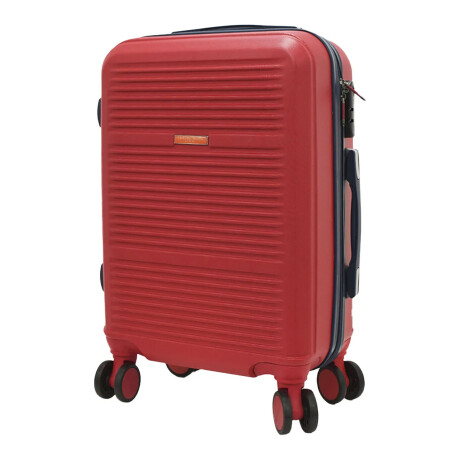 Set de Valija G Rígida 4Ruedas + Set Organizadores X6P/viaje Rojo Oscuro