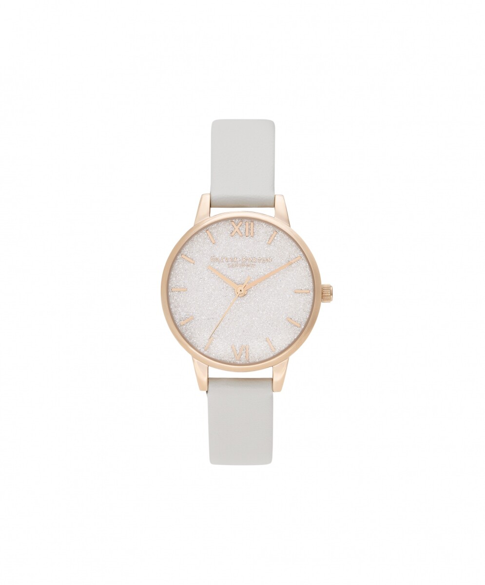 Reloj Olivia Burton Fashion Cuero Vegano Gris 