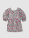 Vestido Estampado Liberty Blanco Roto