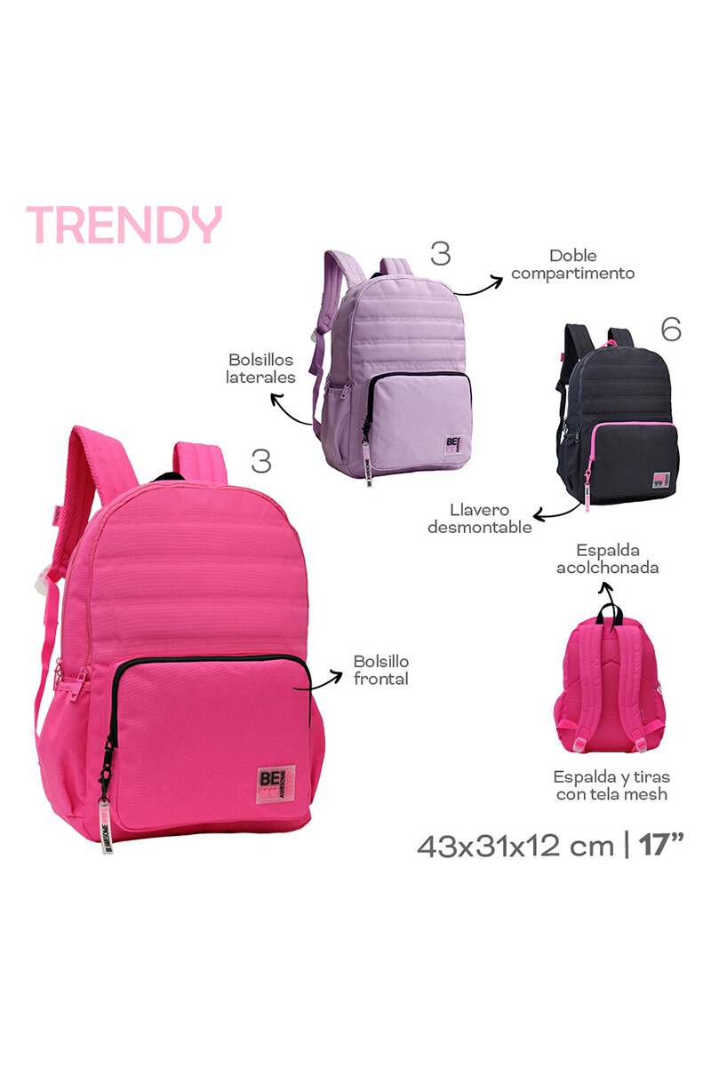 Mochila Trendy Rosa