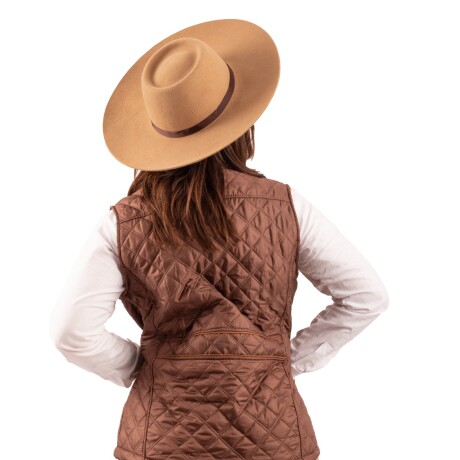Chaleco Capitoneado Dama Chocolate