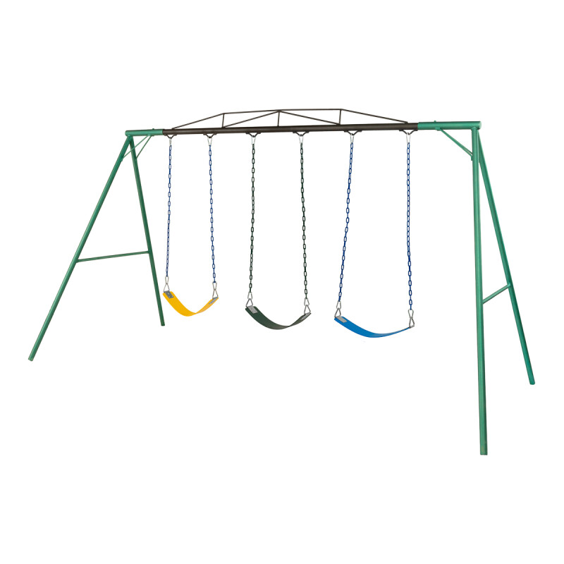 Hamaca de Plaza con 3 hamacas de cincha, altura 1,80 mts Hamaca de Plaza con 3 hamacas de cincha, altura 1,80 mts