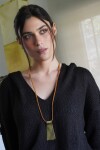 Irregular Necklace Bronce