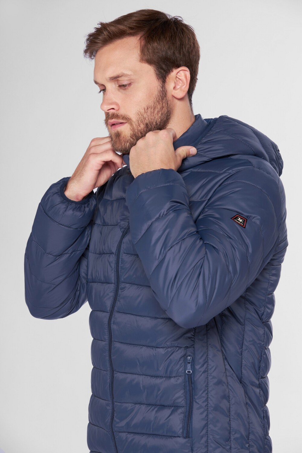 CAMPERA DE NYLON Azul