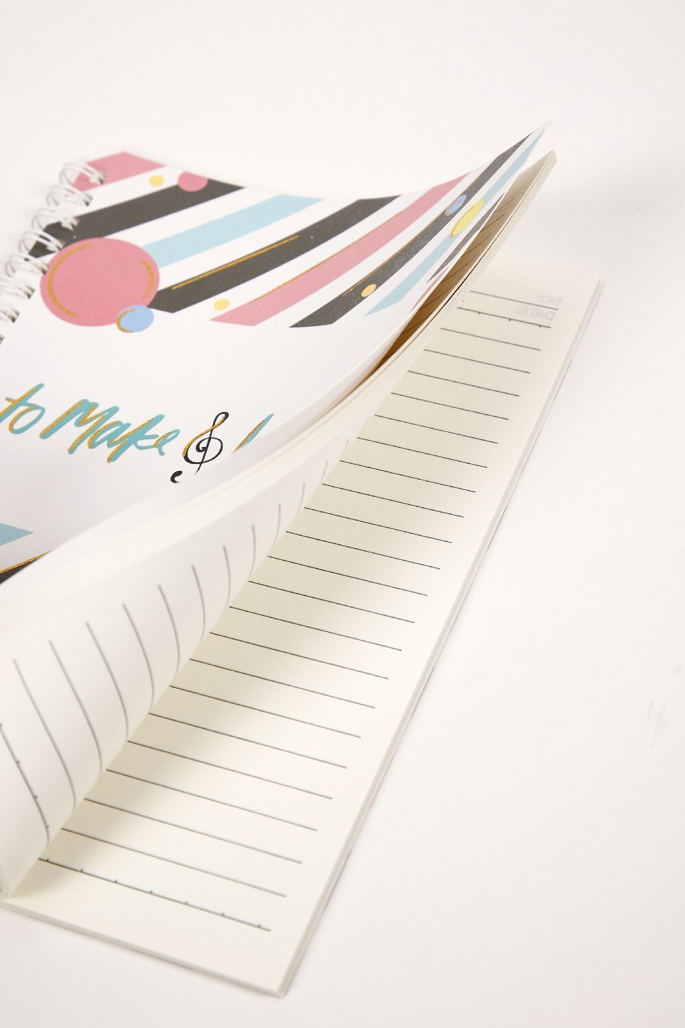 Cuaderno Gogh A5 70g 80 Hojas Estampado 3
