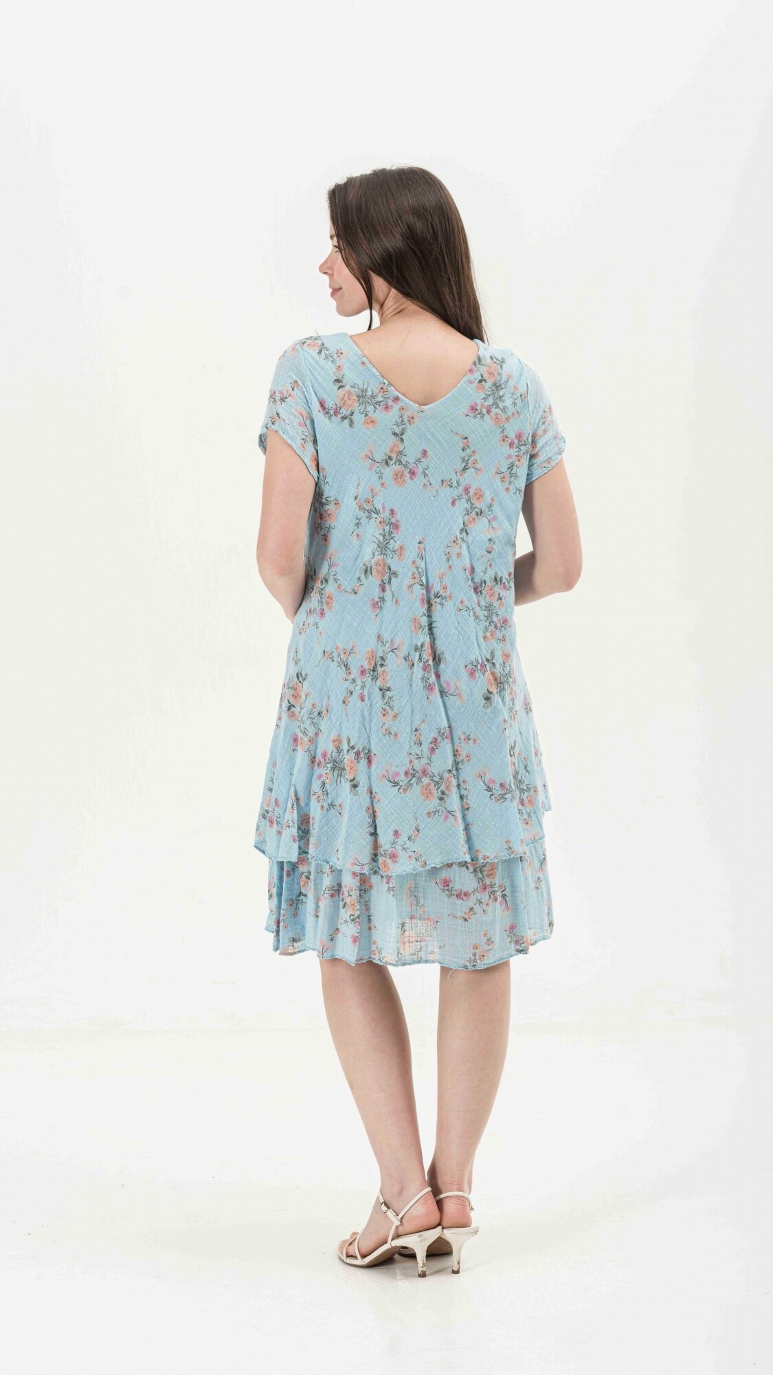 VESTIDO CAROLINE CELESTE