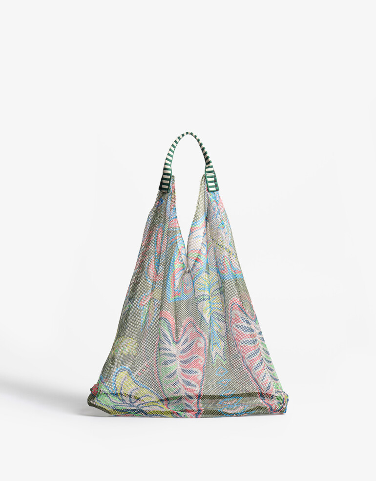 Saca Cartera Saca De Red - Estampado Flores