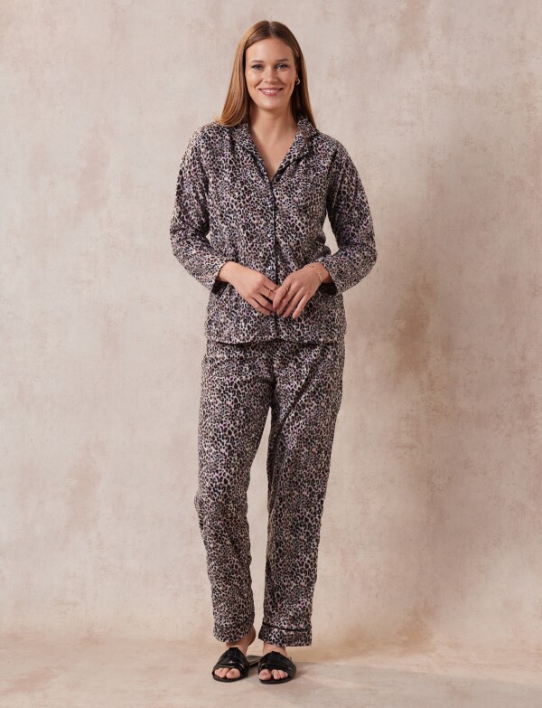 Pijama Con Pantalón MULTI/NEGRO