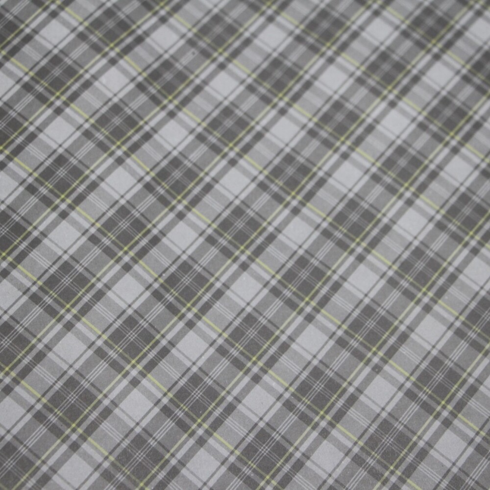 PAPEL DE REGALO 75 X 50 ESCOCES GRIS