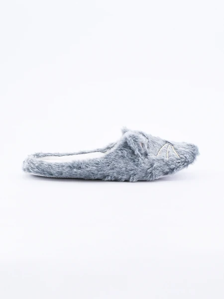 PANTUFLA CORIL GRIS OSCURO