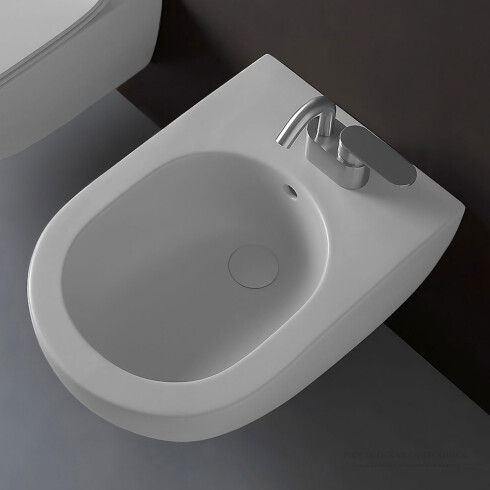 BIDET PARA COLGAR BLANCO MATE FLAMINIA 260x549mm 000