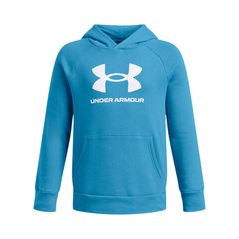 UA Rival Fleece BL Hoodie-BLU BLU-452
