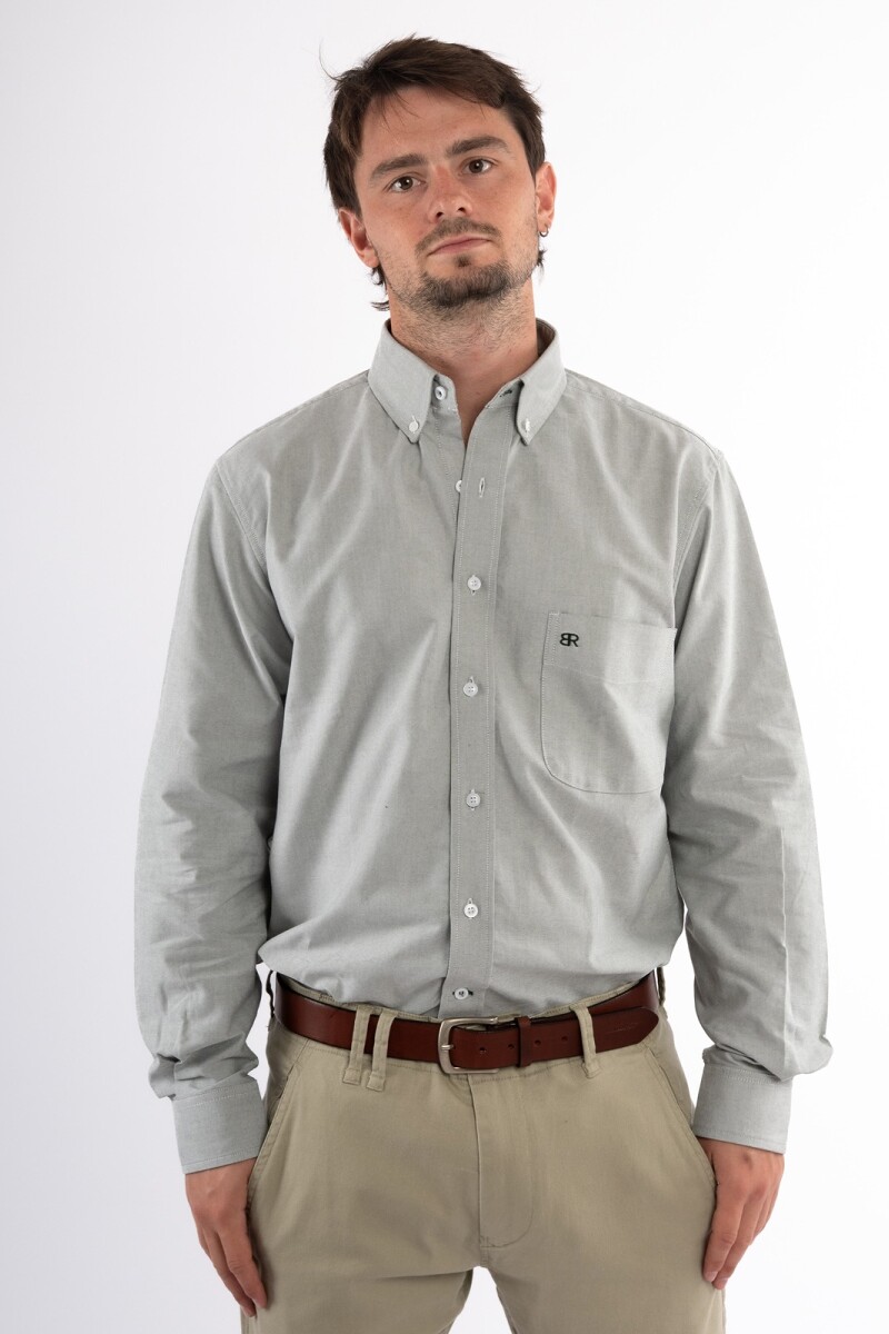 Camisa Oxford Verde