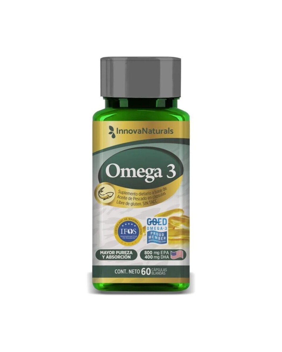 Omega 3 IFOS 1200mg 800 EPA + 400 DHA Innovanaturals 