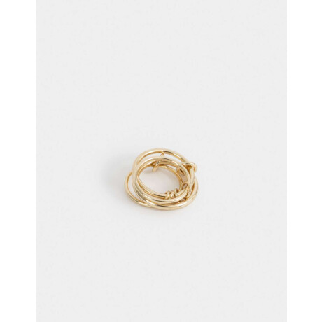 Anillo De Metal Dorado