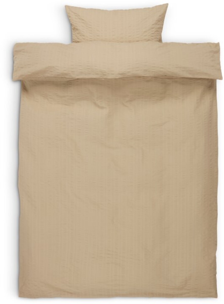 Juego funda nórdica SIGRID 155x220 caqui claro 