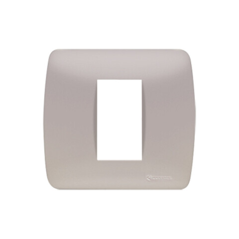 Plaqueta 2X2" p/1 módulo aluminio - Loft C57026