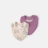 Set x2 baberos bandana Carters lila muslin