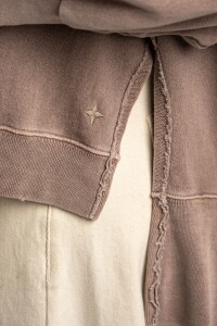 Sweater Lavado Rosa Viejo