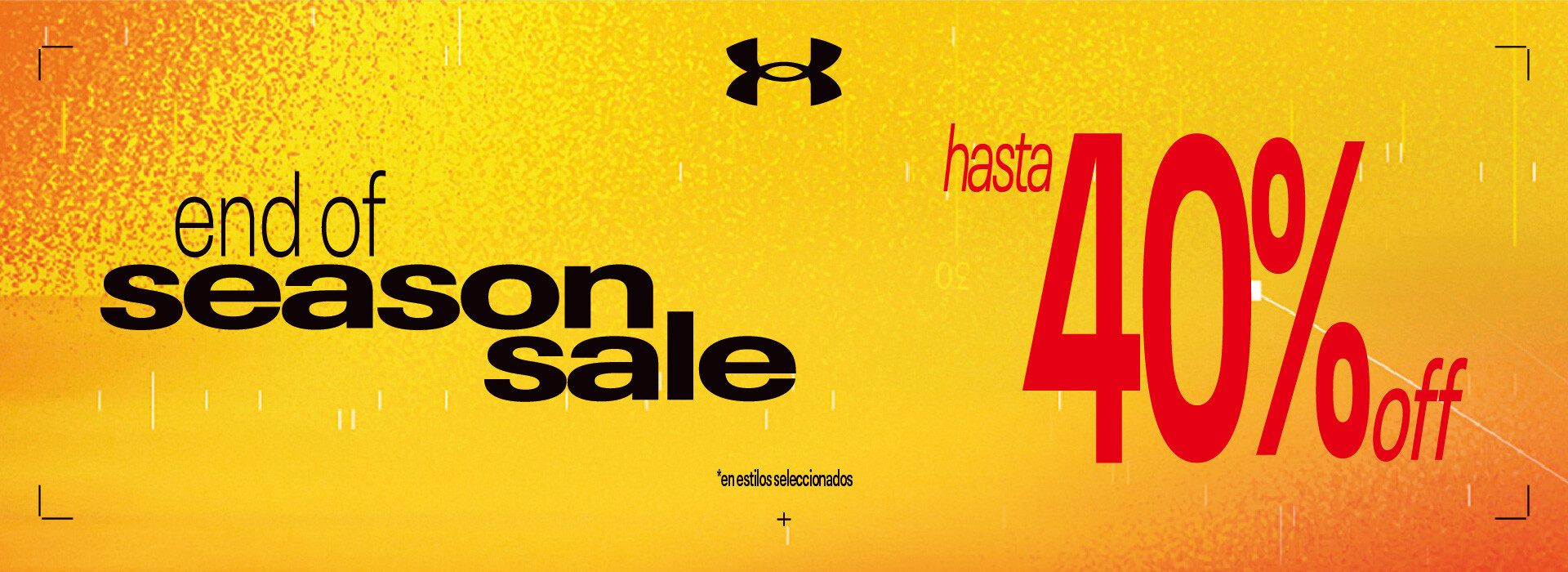 END OF SALE UNDER ARMOUR