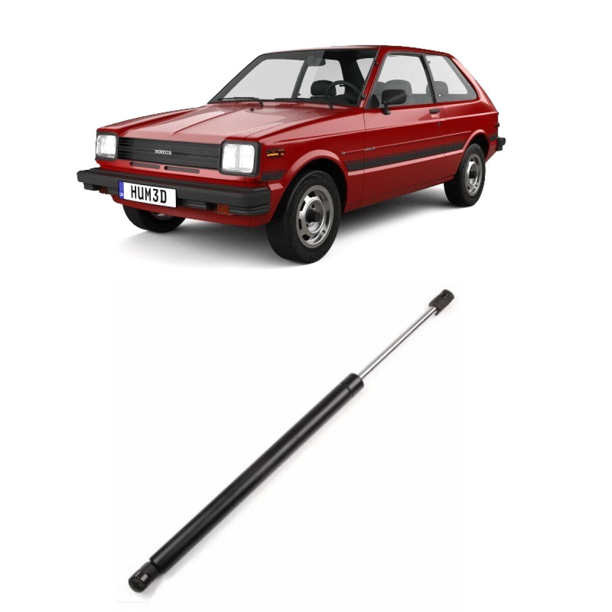 AMORTIGUADOR BAUL TOYOTA PORTON TRASERO STARLET - 