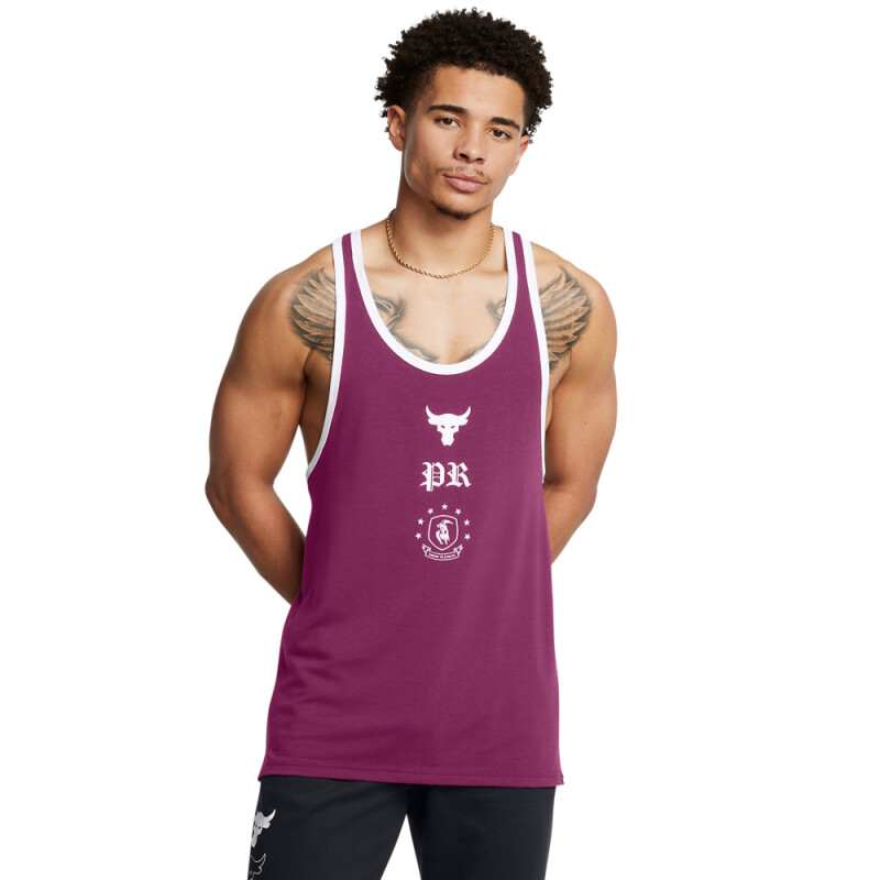 UA Pjt Rck Racer Tank BOH-PPL PPL-505