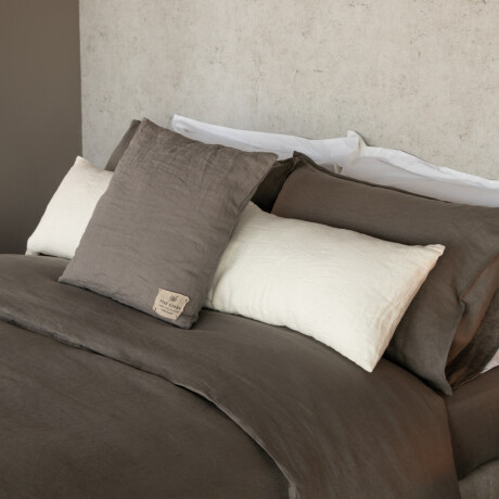 SÁBANA FRENCH FLAX LINEN Gris - QUEEN