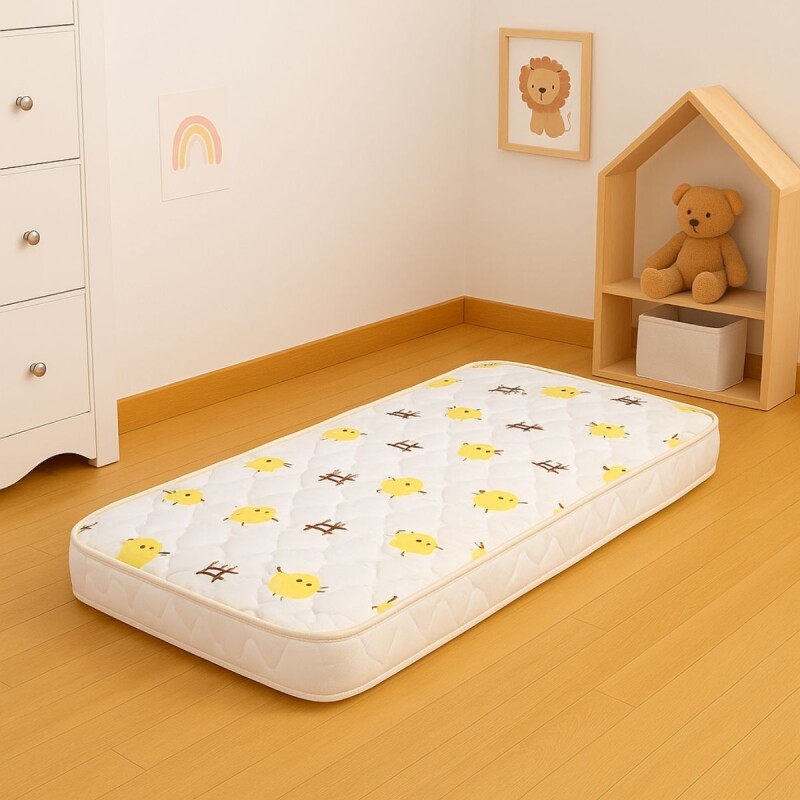 Colchón practicuna espuma alta densidad FA 105 x 70 x 8 BLANCO