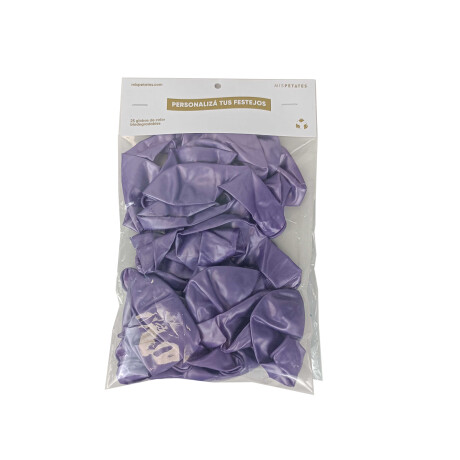 Globos biodegradables pack de 25 unidades Violeta