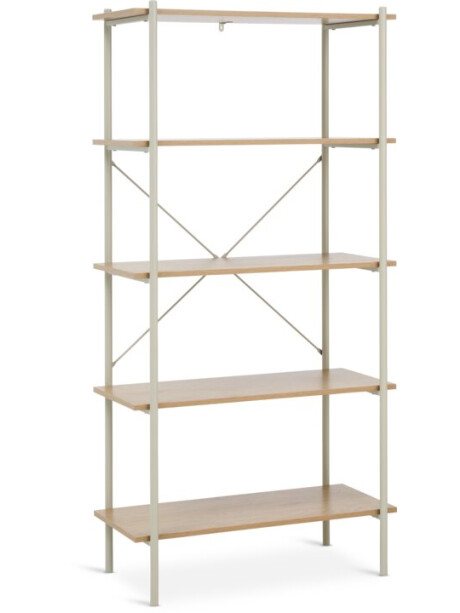 Estantería VANDBORG 5 estantes /roblebeige Estantería VANDBORG 5 estantes /roblebeige