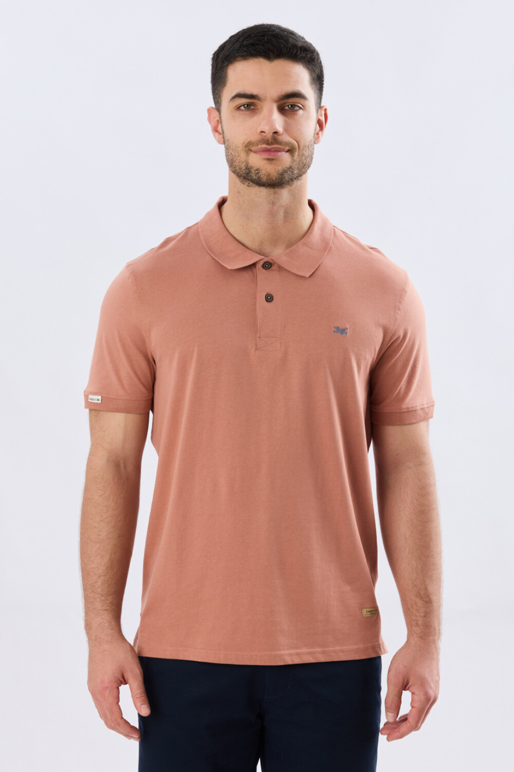REMERA POLO LISA JERSEY Ladrillo